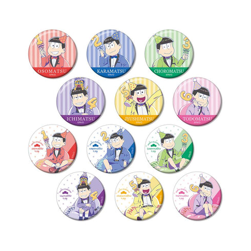 『おそ松さん』描き下ろしイラスト バルーンバースデーver. トレーディング缶バッジ(単位/BOX)【202509再販】